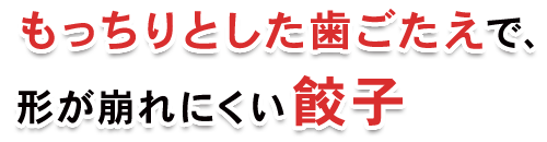 もっちりとした歯ごたえで